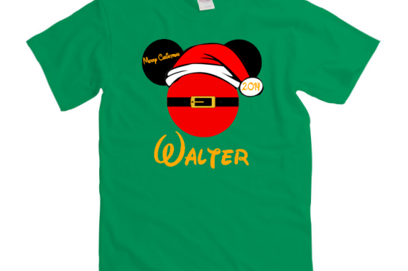 Disney Family Santa Claus Vacation Family T-shirts
