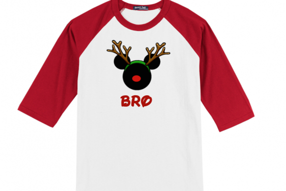Disney Christmas Reindeer Family Vacation Raglan T-Shirts