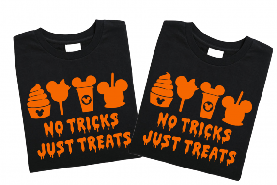 Disney Family No Tricks Just Treat T-Shirts - Black
