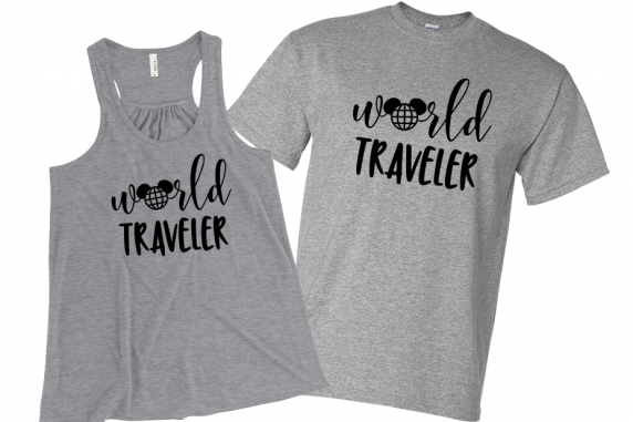 Disney Epcot World Travelers Vacation T-shirt