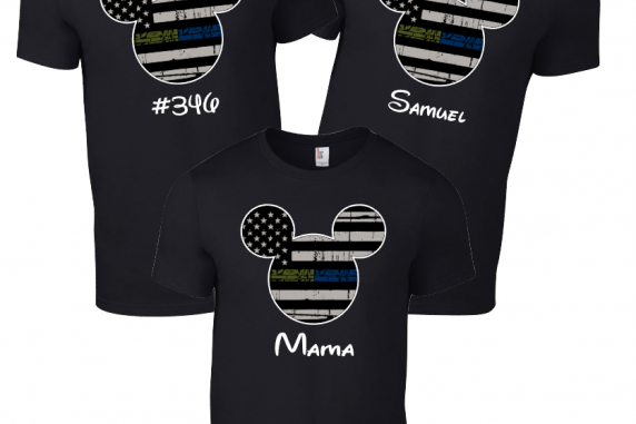 House Divided Disney US Marines Military Police Family Mickey Mouse Family Match