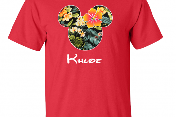 Disney Hawaii Aulani Family Mickey Mouse and Minnie Mouse T-Shirt