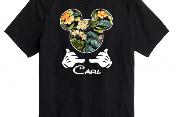 Disney Hawaii Shaka Hands Aulani Family Mickey Mouse and Minnie Mouse T-Shirt