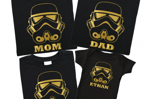 Star Wars inspired custom family shirts