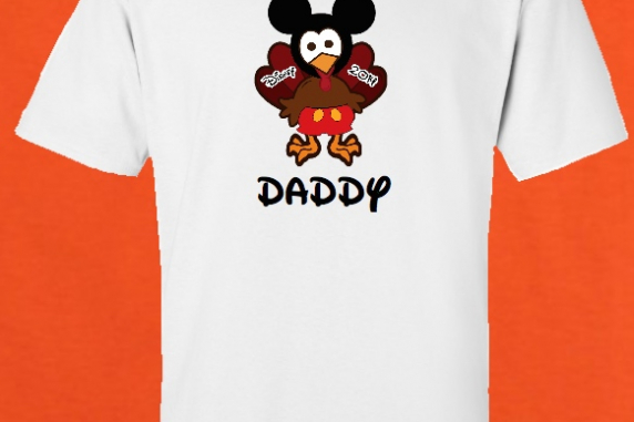 Disney Family Thanksgiving Turkey Mickey and Minnie Vacation T-Shirts