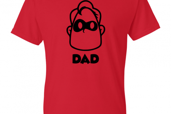The Incredibles CHARACTERS​​​​​​​ T Shirt dad