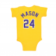 Kobe Bryant Onesie Gold