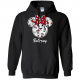 Disney Black and White Sketch Mickey and Minnie Mouse Family Vacation Hoodie