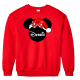 Disney Christmas Santa and Elf Mickey and Minnie Mouse Family Vacation Sweatshir