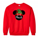 Disney Christmas Santa and Elf Mickey and Minnie Mouse Family Vacation Sweatshir