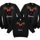 Disney Christmas Reindeer Mickey and Minnie Mouse Family Vacation Sweatshirt