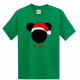 Disney Family Santa Hat Head Custom T-Shirts - Kelly Green