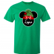 Disney Christmas Family Mickey and Minnie Santa Custom T-Shirts - Kelly Green