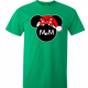 Disney Christmas Family Mickey and Minnie Santa Custom T-Shirts - Kelly Green