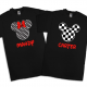 Disney Mickey and Minnie Black & White Family Vacation T-Shirts