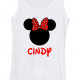 Disney Family Minnie Mouse Flowy Tops and Tank Top