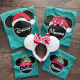 Disney Christmas Minnie Mouse Ears, Mickey Mouse Headband, Mouse Ears