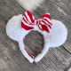 Disney Christmas Minnie Mouse Ears, Mickey Mouse Headband, Mouse Ears