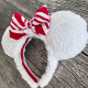 Disney Christmas Minnie Mouse Ears, Mickey Mouse Headband, Mouse Ears