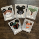 Disney Mickey and Minnie STAR WAR Family T-Shirts With White trim