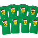 Santa Lego Personalized Family Shirts with Facial Expression Legoland T-Shirts