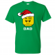 Santa Lego Personalized Family Shirts with Facial Expression Legoland T-Shirts