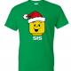 Santa Lego Personalized Family Shirts with Facial Expression Legoland T-Shirts