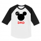 Mickey & Minnie Family Vacation Raglan T-Shirts dad