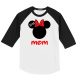Mickey & Minnie Family Vacation Raglan T-Shirts mom