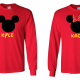 Disney Mickey and Minnie Mouse Family Vacation Long Sleeve Shirt