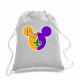 Disney Personalized Mardi Gras Drawstring Bags