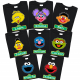 Sesame Street Family Custom T-shirts