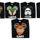 Disney Mickey and Minnie STAR WAR Family T-Shirts With White trim