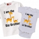 I'm Going to Be A Lil Brother Onesie, Big Brother Tee Shirt