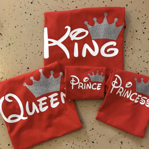 Disney King Queen, Prince & Princess Shirt Family Vacation T-shirts