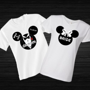 Disney Bride and Groom T-Shirts