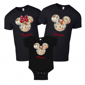 Disney Family Mickey Comics Custom T-Shirts
