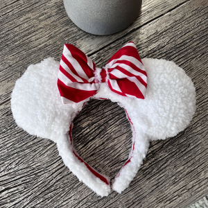 Disney Christmas Minnie Mouse Ears, Mickey Mouse Headband, Mouse Ears