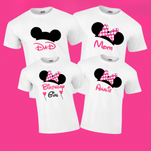 Disney Birthday Girl  Family Vacation T-shirts