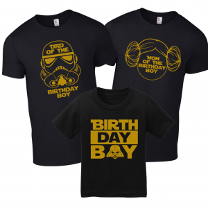 Star Wars Birthday Shirt Matching Family Birthday T-Shirts