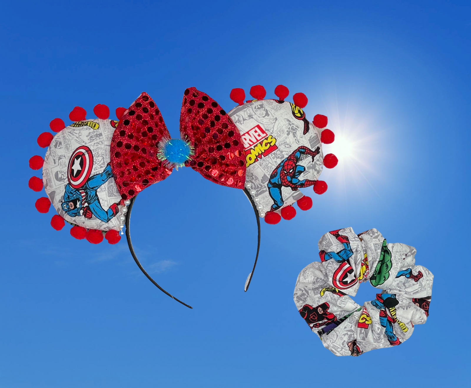 WDW Marvel Avengers Mickey Mouse Ears, Mickey Mouse Headband  display picture 1
