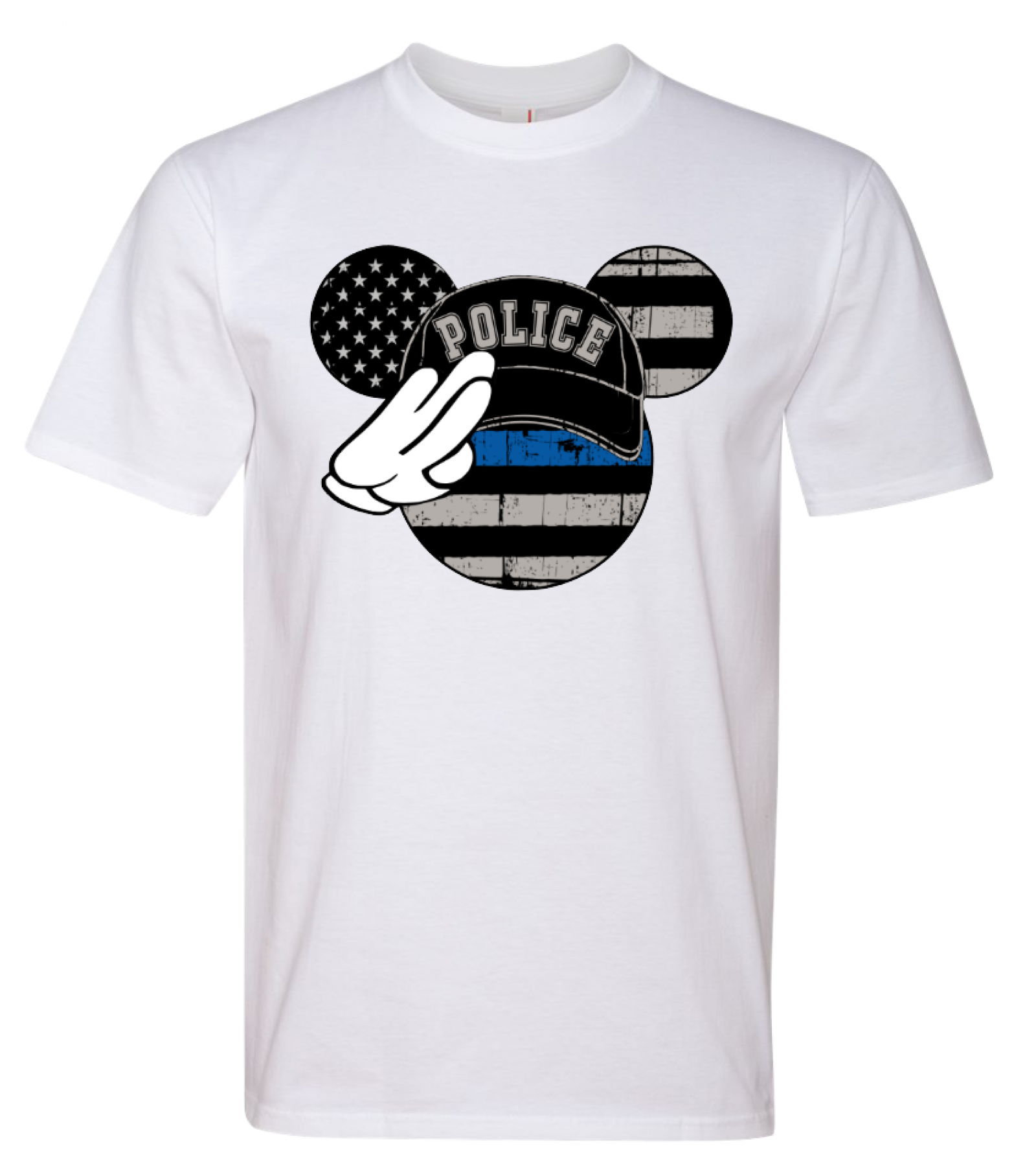 Thin blue line disney shirt hotsell